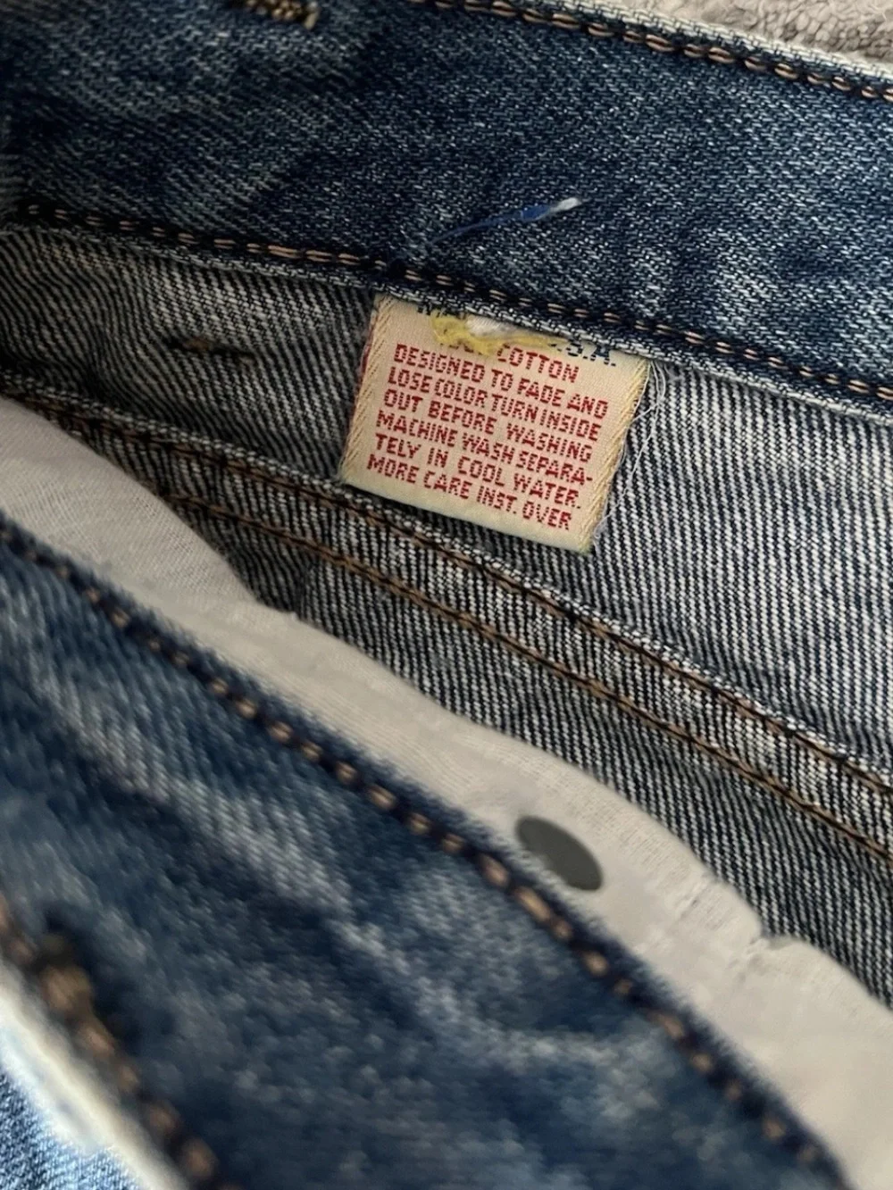 Vintage 90’s Calvin Klein High Rise Straight Leg Denim Jeans Made in USA